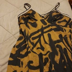 Sexy cleavage dress with a beautiful detail back